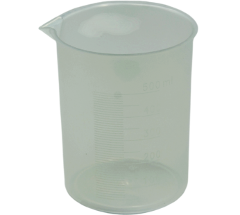 Beaker Plastic 500ml