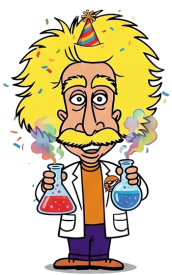 Einstein Mascot - Party Theme 2